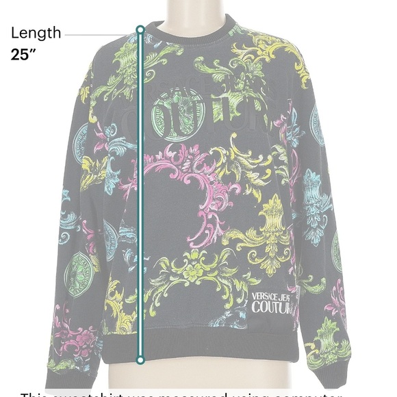 Versace Jeans Collection Black and Pink Crewneck Sweater
Size M - Picture 4 of 6